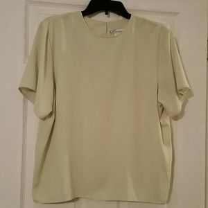 Dressbarn light green casual top  L